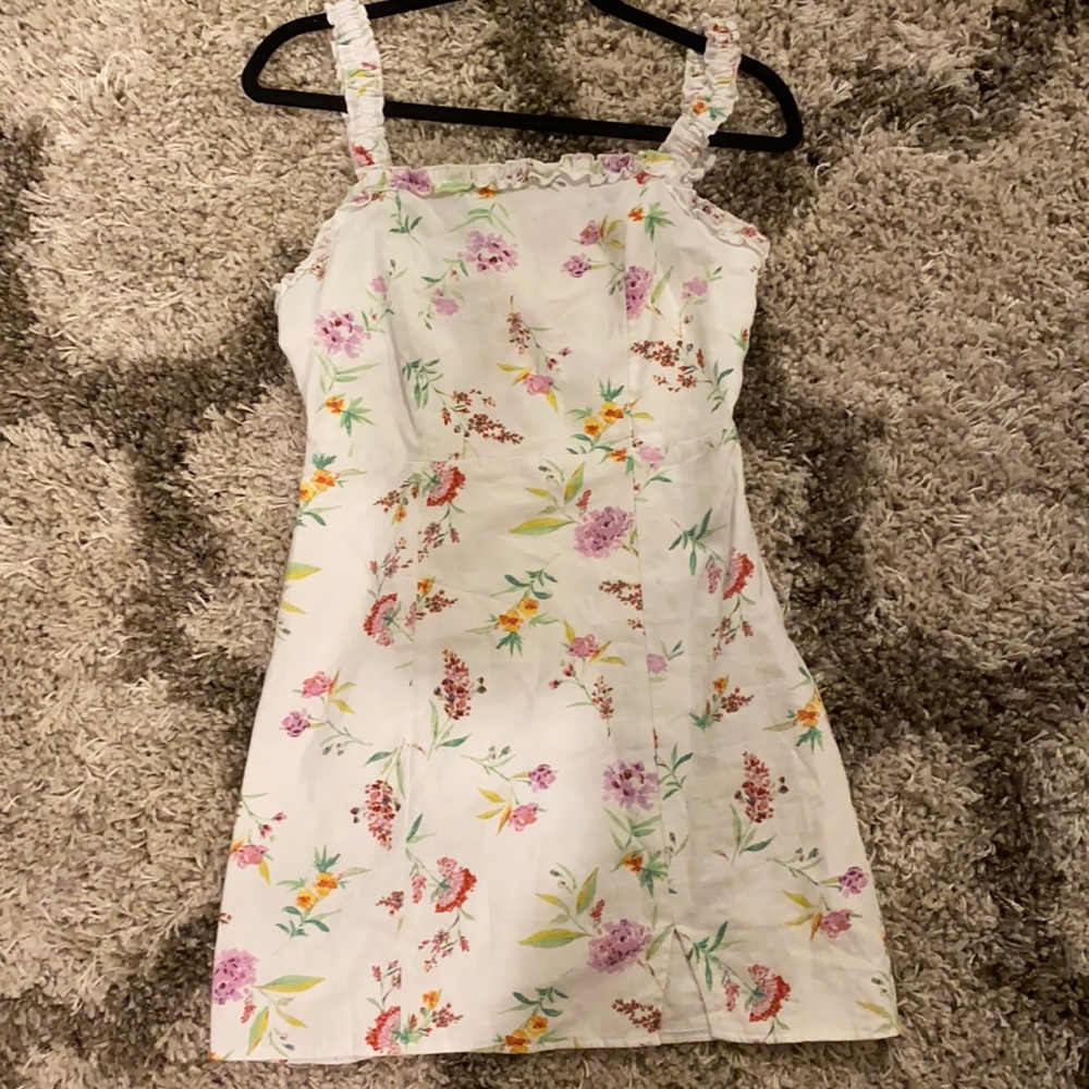 Floral dress.